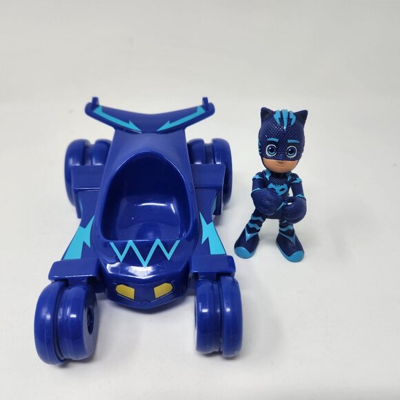 PJ Masks Catboy Figure & Cat-Car Vehicle Cat Boy 2 Piece Set - Picture 1 of 12